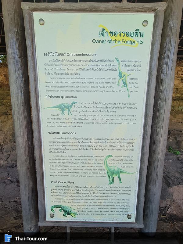 ประวัติ แหล่งเรียนรู้ รอยเท้าไดโนเสาร์ ท่าอุเทน