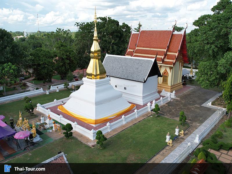 ภาพมุมสูง พระธาตุขามแก่น