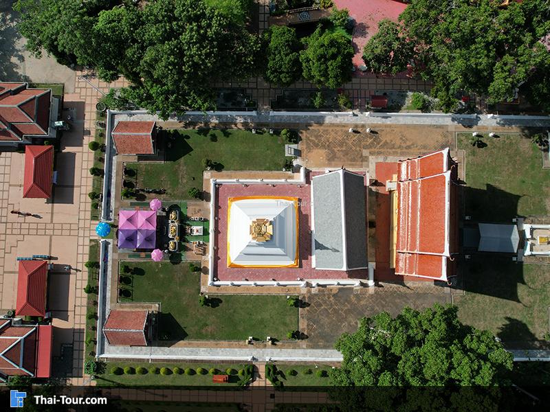ภาพมุมสูง พระธาตุขามแก่น