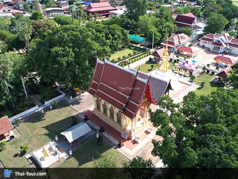 ภาพมุมสูง พระธาตุขามแก่น