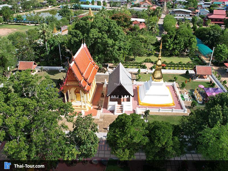 ภาพมุมสูง พระธาตุขามแก่น