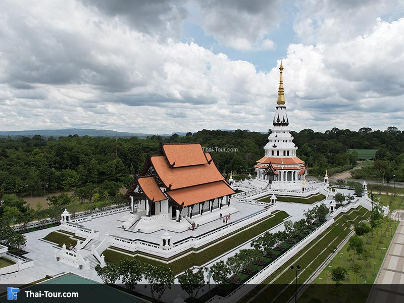 ภาพมุมสูง พิพิธภัณฑ์ ธรรมเจดีย์พระธรรมวิสุทธิมงคล
