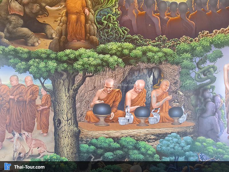 จิตรกรรมฝาผนัง วัดโพธิสมภรณ์