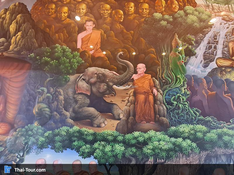 จิตรกรรมฝาผนัง วัดโพธิสมภรณ์