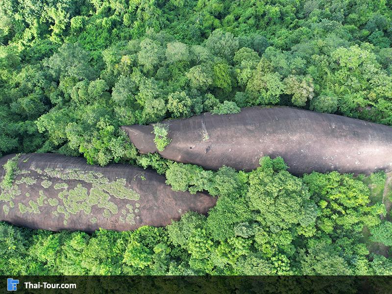 ภาพมุมสูง จุดชมวิวถ้ำฤาษี
