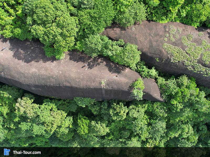 ภาพมุมสูง จุดชมวิวถ้ำฤาษี