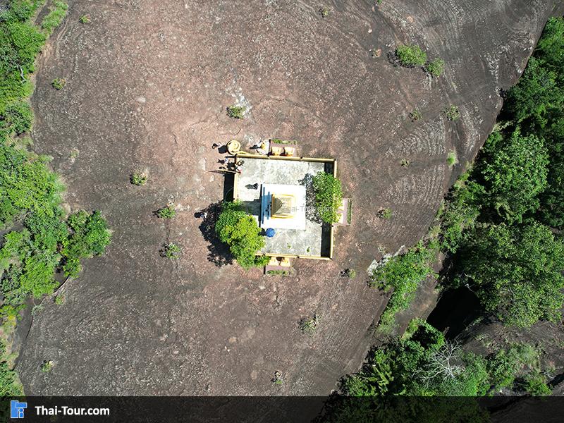 ภาพมุมสูง เจดีย์ หลวงปู่วัง