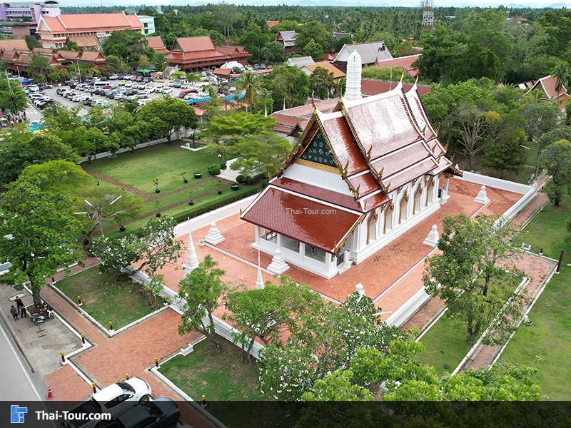ภาพมุมสูง วัดอัมพวันเจติยาราม