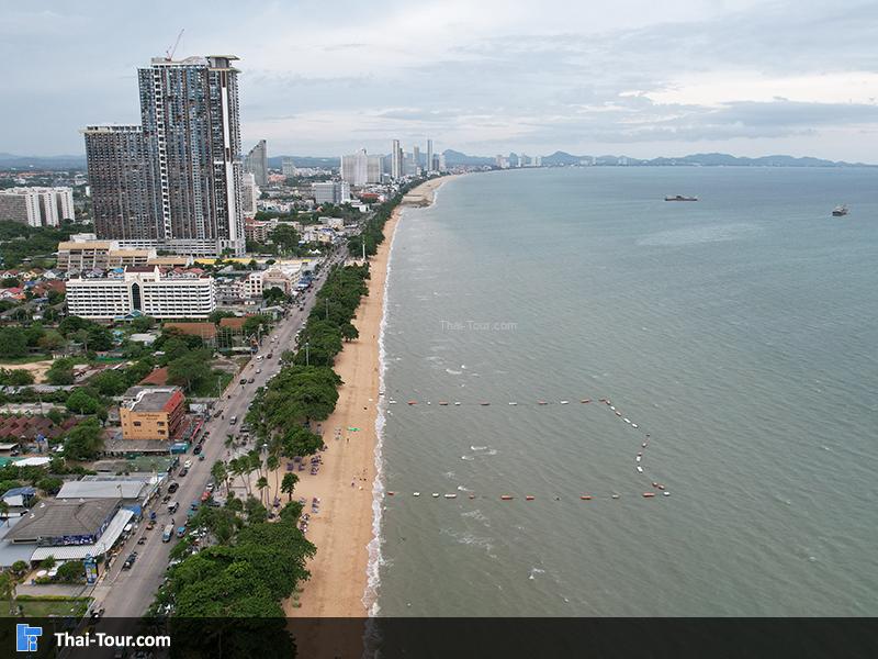 ภาพมุมสูง หาดจอมเทียน
