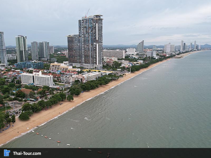 ภาพมุมสูง หาดจอมเทียน