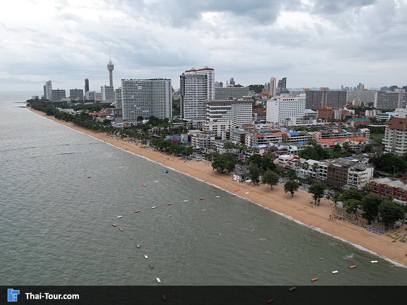 ภาพมุมสูง หาดจอมเทียน
