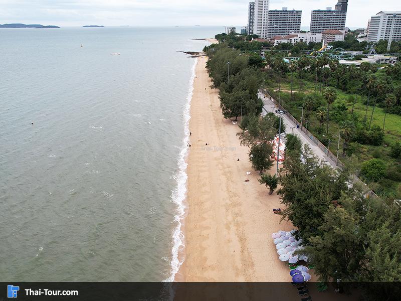 ภาพมุมสูงหาดดงตาล