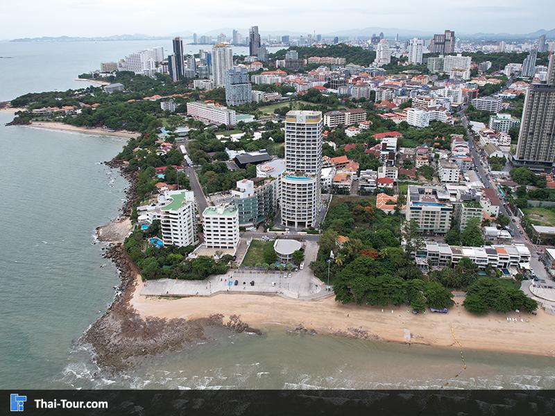 ภาพมุมสูงหาดดงตาล
