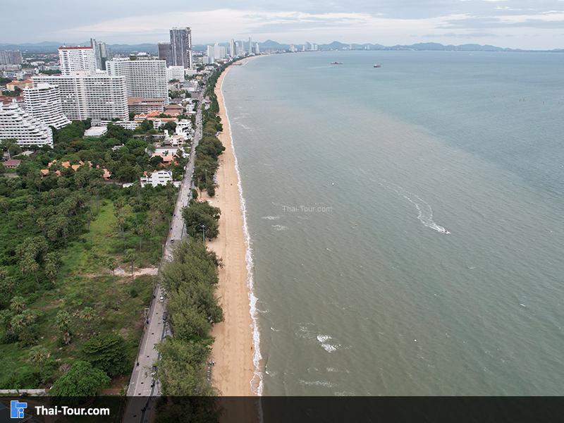 ภาพมุมสูงหาดดงตาล