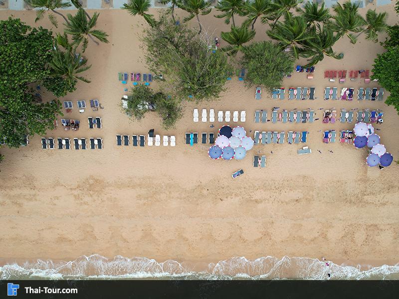 ภาพมุมสูงหาดดงตาล