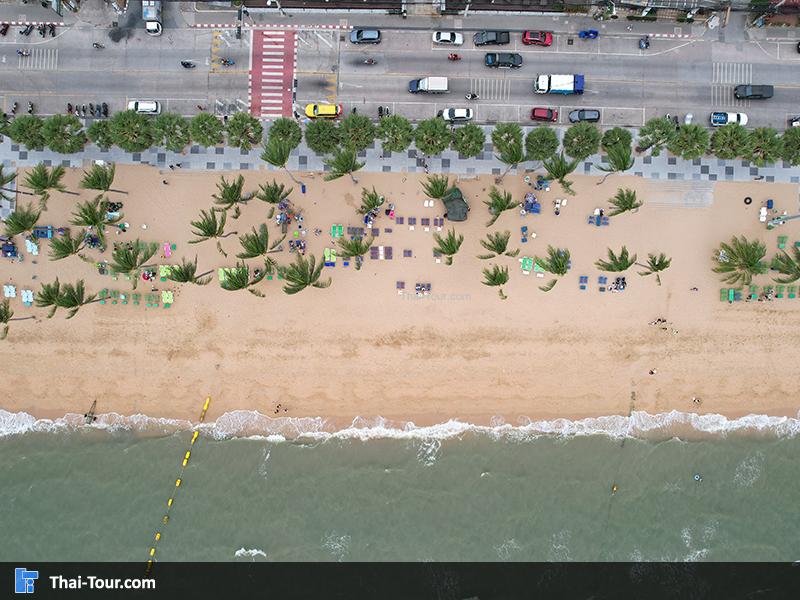 ภาพมุมสูงหาดดงตาล