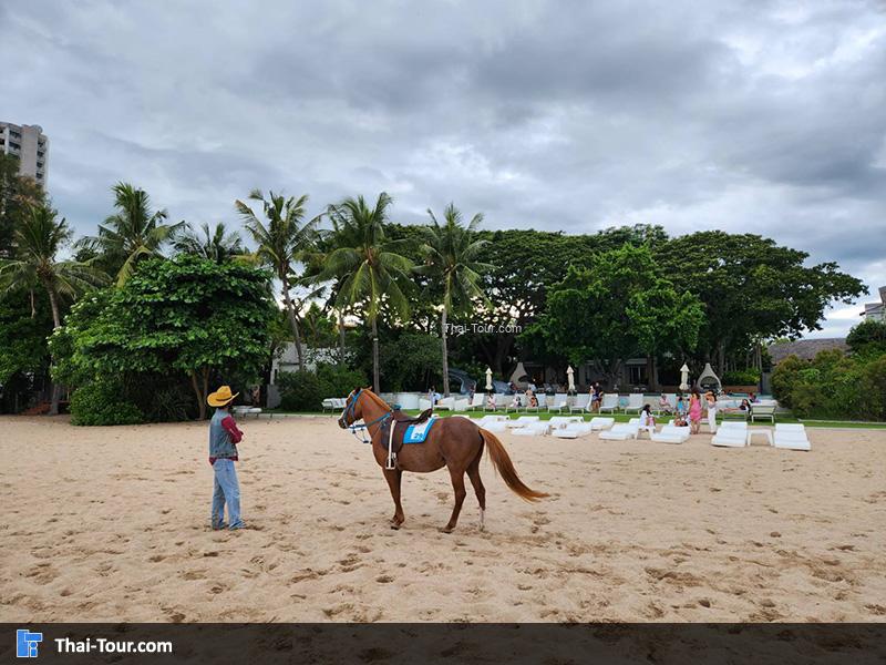 บรรยากาศหน้าหาดชะอำ