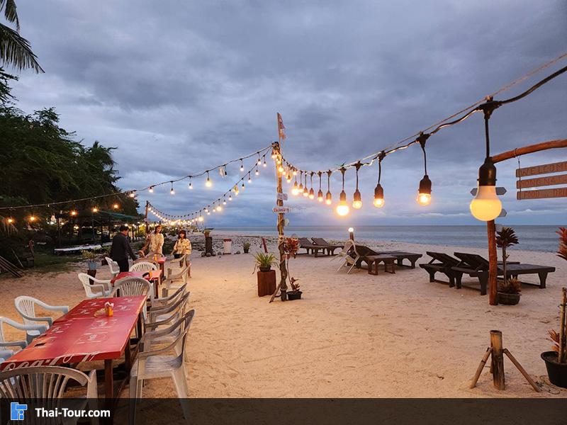 ร้านอาหารชิคๆริมชายหาด