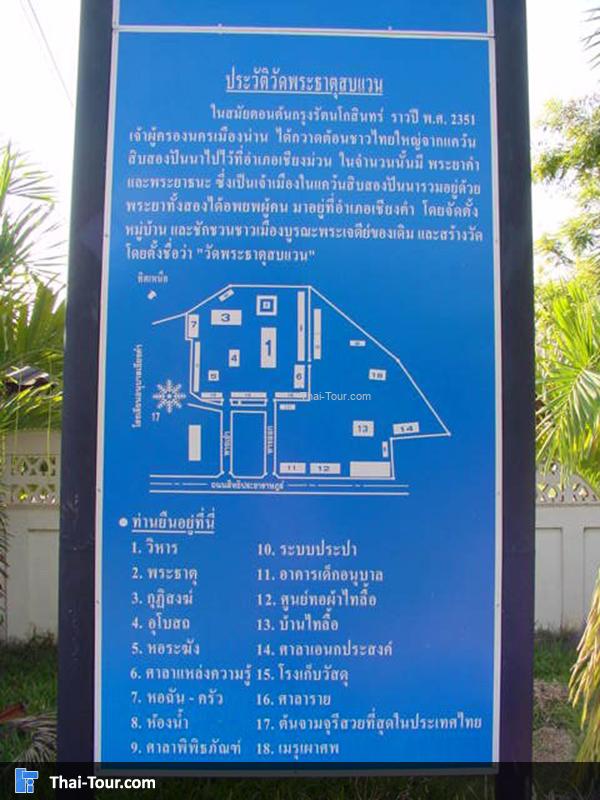 แผนพัง วัดพระธาตุสบแวน