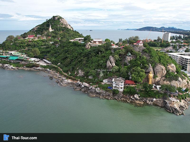 บรรยากาศภาพมุมสูง เขาตะเกียบ