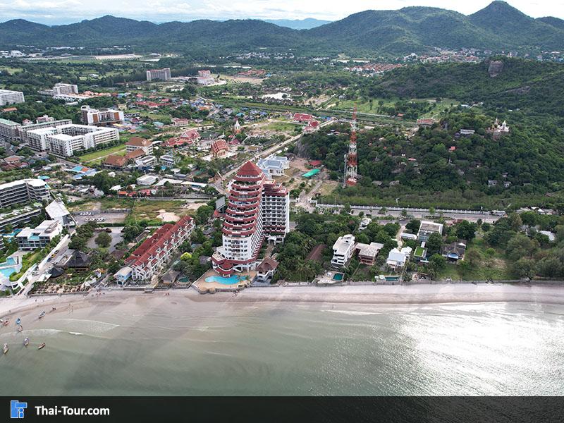 บรรยากาศภาพมุมสูง เขาตะเกียบ