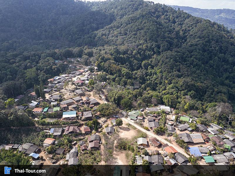 ภาพมุมสูง ขุนช่างเคี่ยน