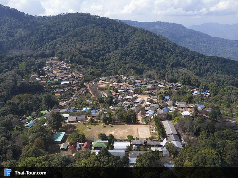 ภาพมุมสูง ขุนช่างเคี่ยน