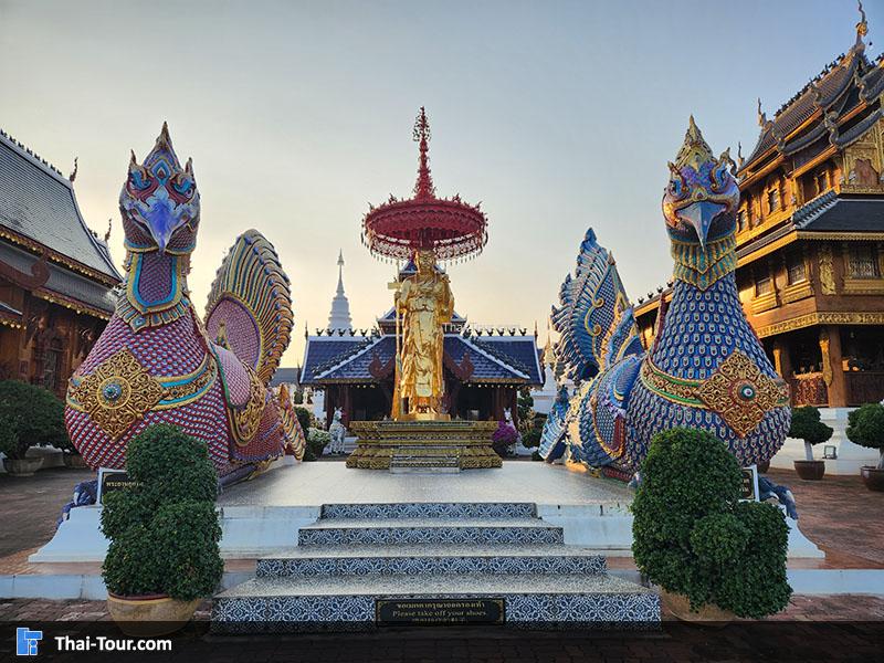 บรรยากาศ วัดเด่นสะหลีศรีเมืองแกน