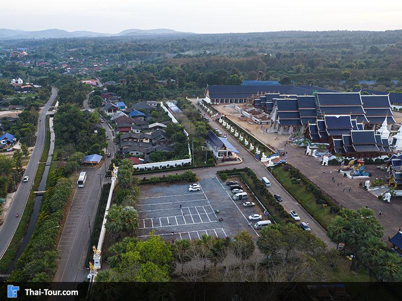 ภาพมุมสูง วัดเด่นสะหลีศรีเมืองแกน