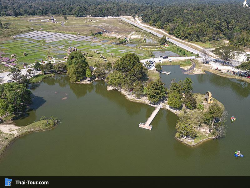 ภาพมุมสูง อ่างเก็บน้ำห้วยตึงเฒ่า