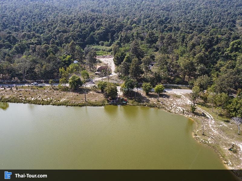 ภาพมุมสูง อ่างเก็บน้ำห้วยตึงเฒ่า