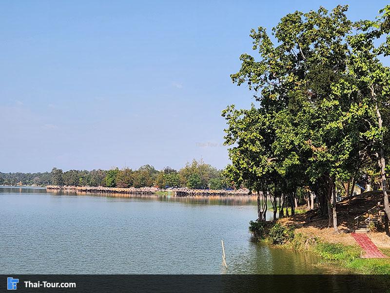 บรรยากาศแพริมน้ำ อ่างเก็บน้ำห้วยตึงเฒ่า