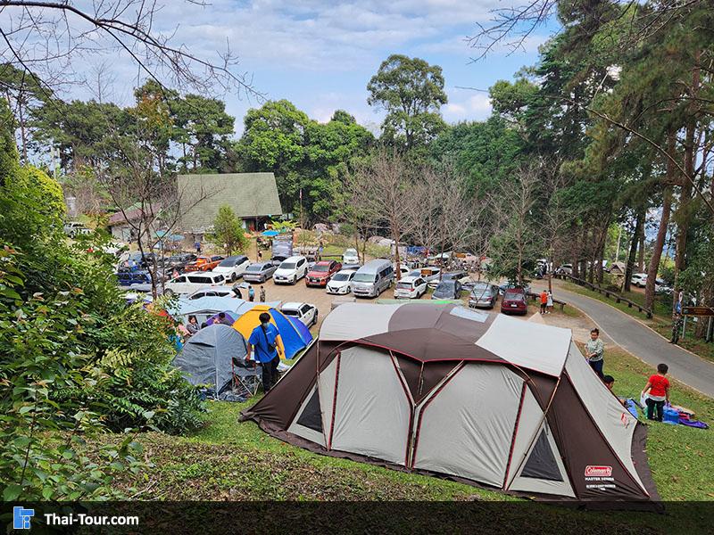 จุดกางเต้นท์รับลมหนาว