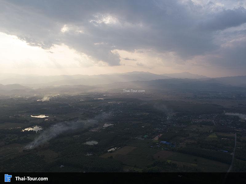 ภาพมุมสูง วัดแสงแก้วโพธิญาณ