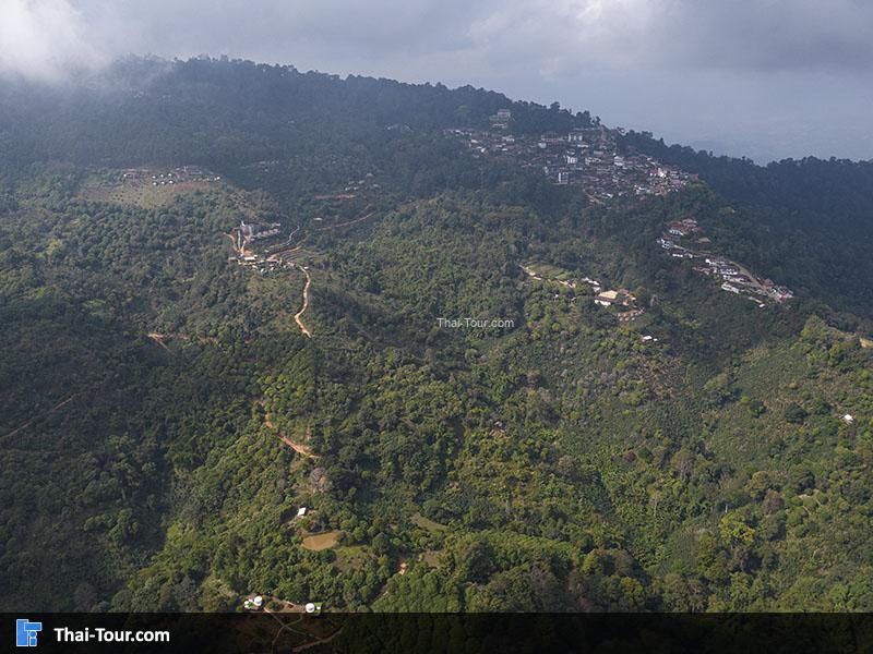 ภาพมุมสูง ดอยผาฮี้