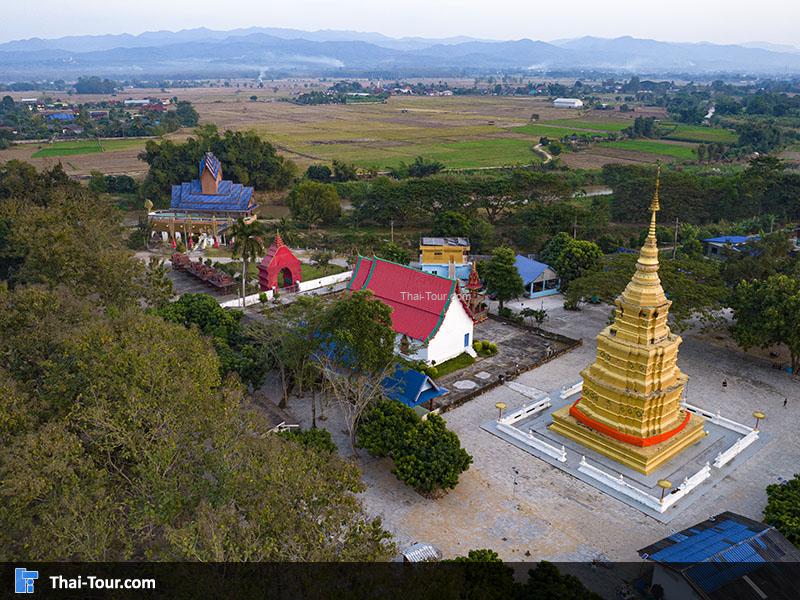ภาพมุมสูง วัดพระเจ้าทองทิพย์
