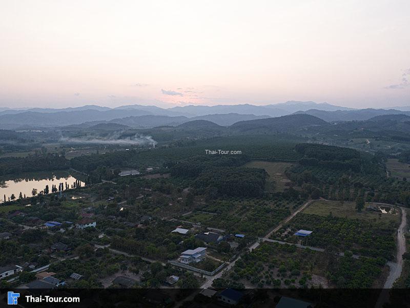 ภาพมุมสูง วัดพระเจ้าทองทิพย์