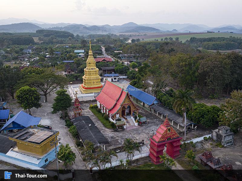 ภาพมุมสูง วัดพระเจ้าทองทิพย์