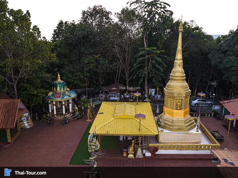 ภาพมุมสูง วัดพระธาตุจอมหมอกแก้ว
