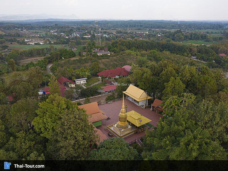 ภาพมุมสูง วัดพระธาตุจอมหมอกแก้ว