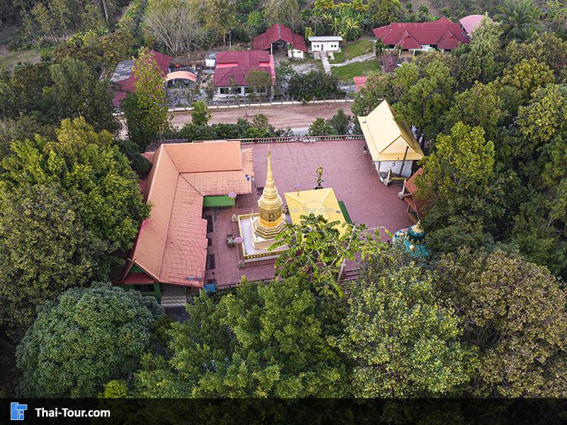 ภาพมุมสูง วัดพระธาตุจอมหมอกแก้ว