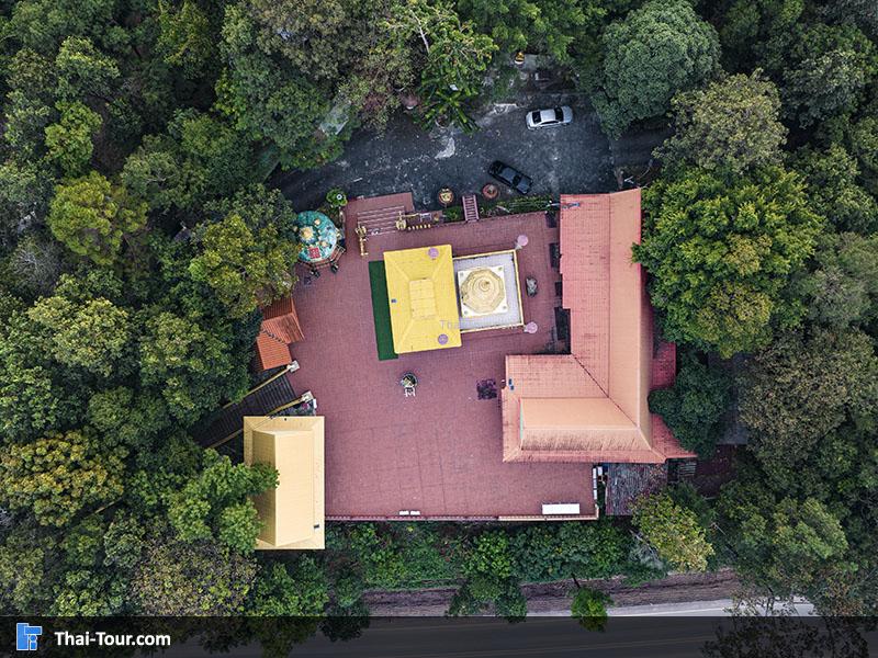 ภาพมุมสูง วัดพระธาตุจอมหมอกแก้ว