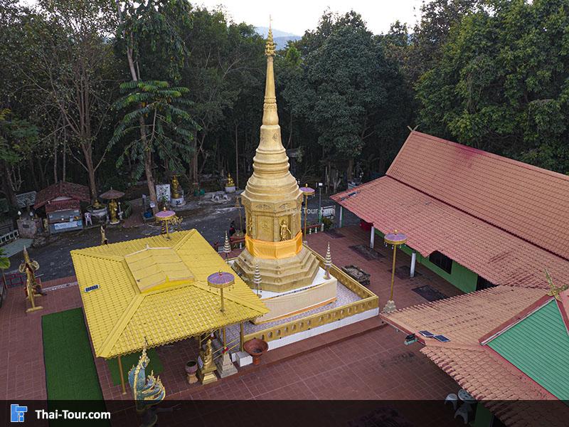 ภาพมุมสูง วัดพระธาตุจอมหมอกแก้ว