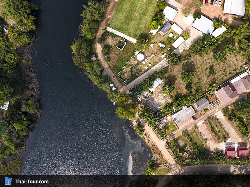 ภาพมุมสูง อ่างเก็บน้ำห้วยไคร้