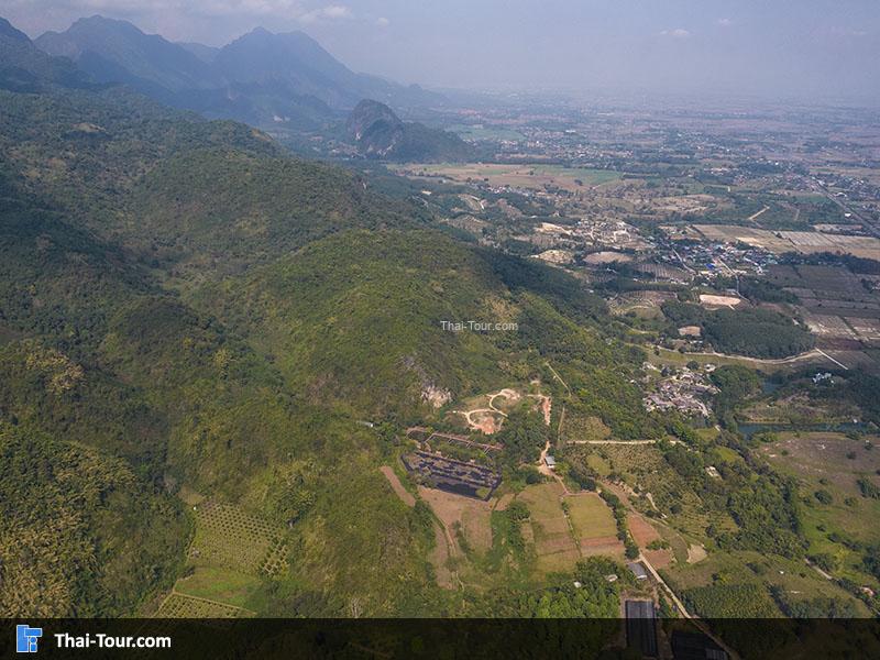 ภาพมุมสูง อ่างเก็บน้ำห้วยไคร้