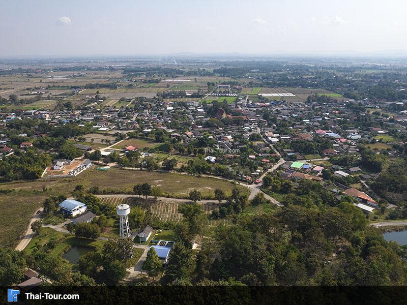 ภาพมุมสูง อ่างเก็บน้ำห้วยไคร้