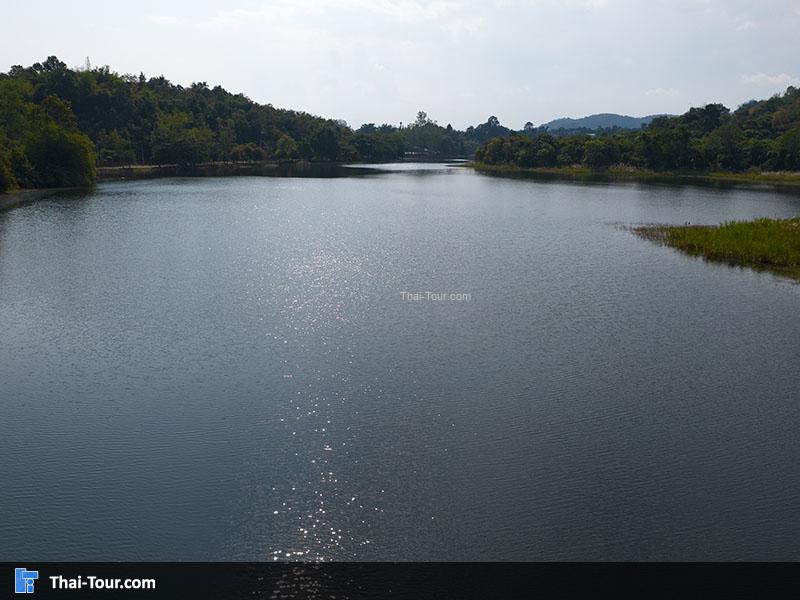 ภาพมุมสูง อ่างเก็บน้ำห้วยไคร้