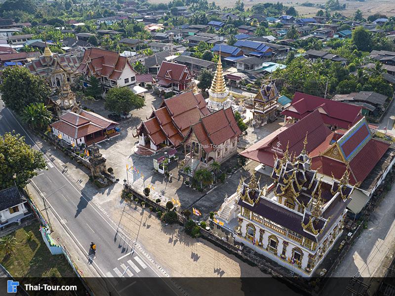 ภาพมุมสูง วัดเวียง