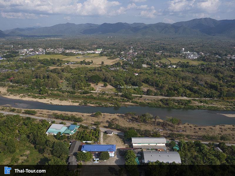 ภาพมุมสูง วัดเวียง