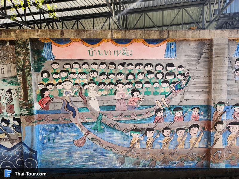 ภาพวาด กำแพงเมืองเก่าน่าน